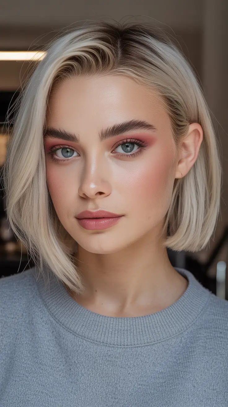 bob-hairstyles-2026-Icy-Blonde-Bob-With-Modern-Edge