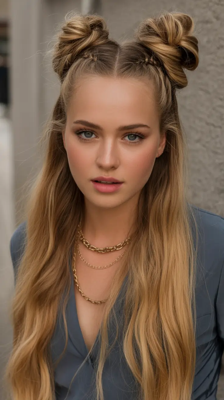 half-braid-Half-Up-Space-Bun-Braids