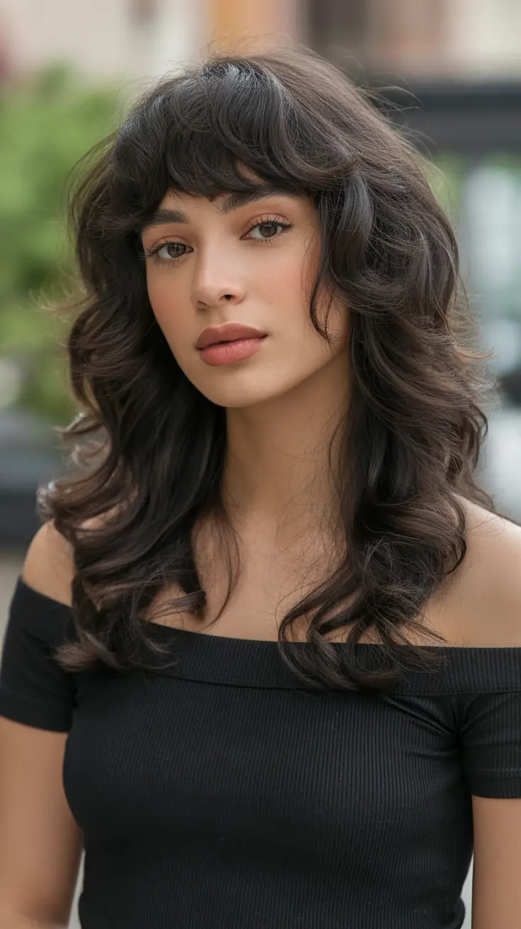 Butterfly haircut inspiration 2026 Softly Tousled Curls