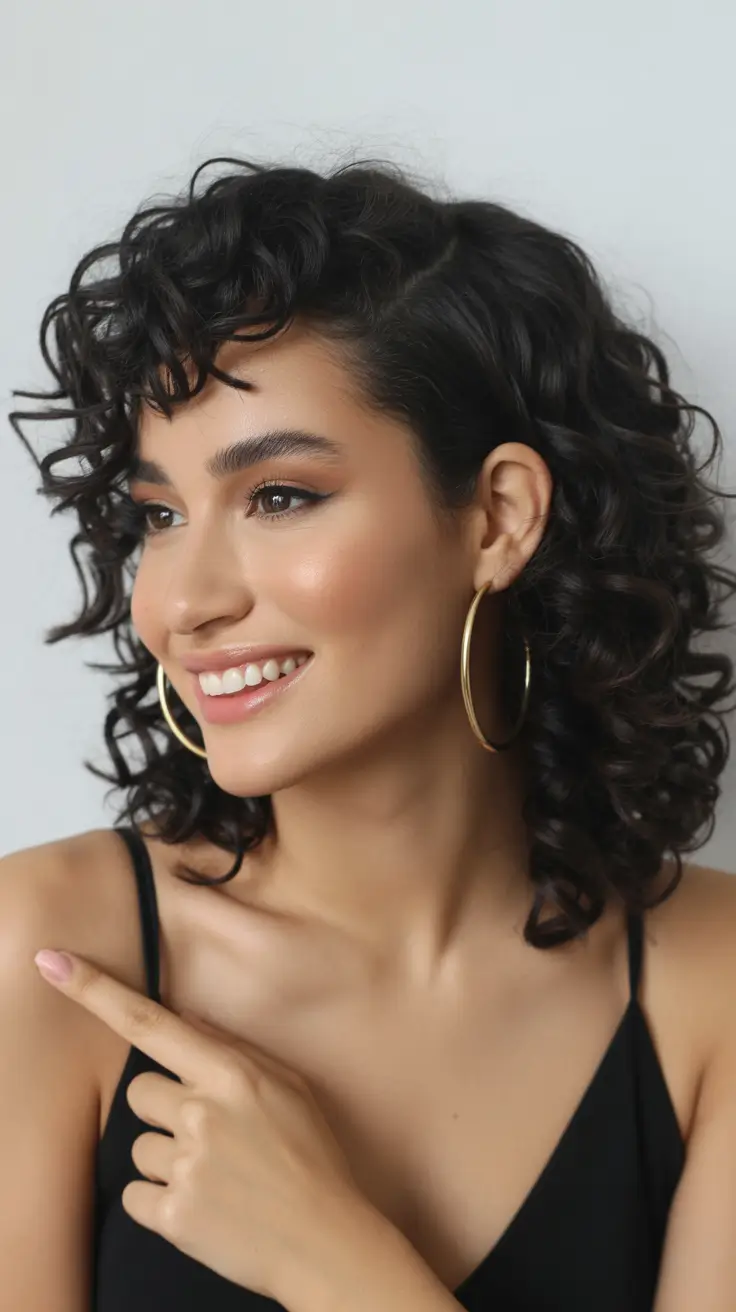 Curly Hairstyle Ideas 2026 Modern Curly Bob