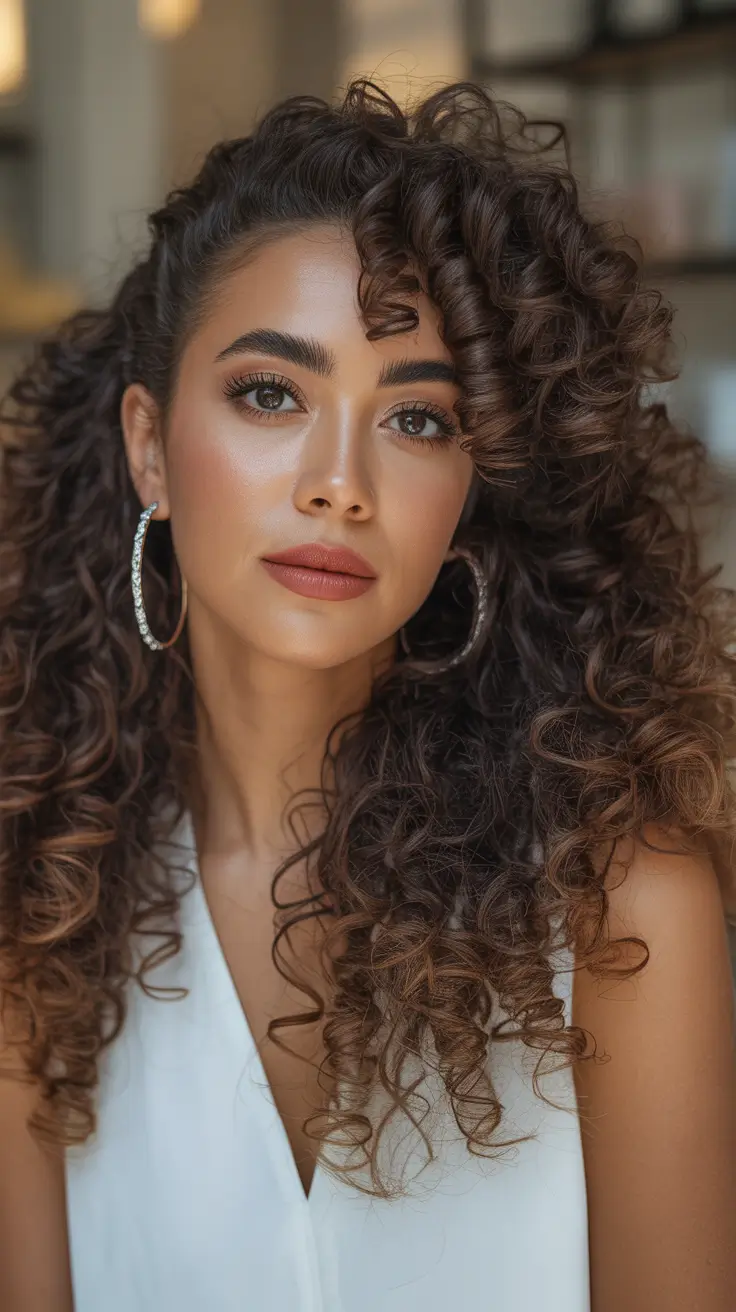 Curly Hairstyle Ideas 2026 Bold Volume Corkscrew Curls