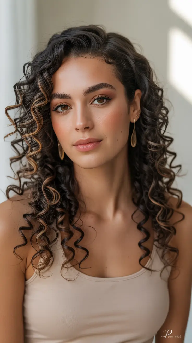 Curly Hairstyle Ideas 2026 Classic Spiral Layers