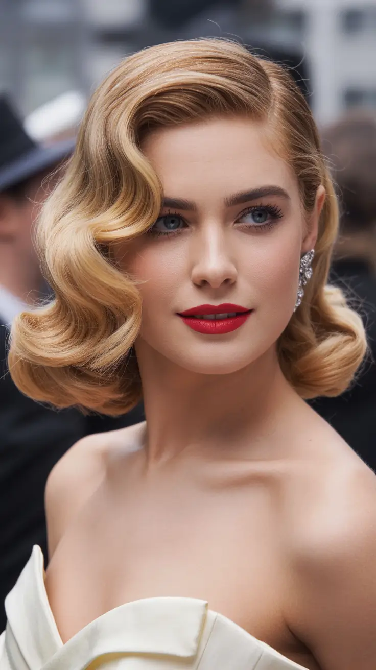 Curly Hairstyle Ideas 2026 Hollywood Short Waves