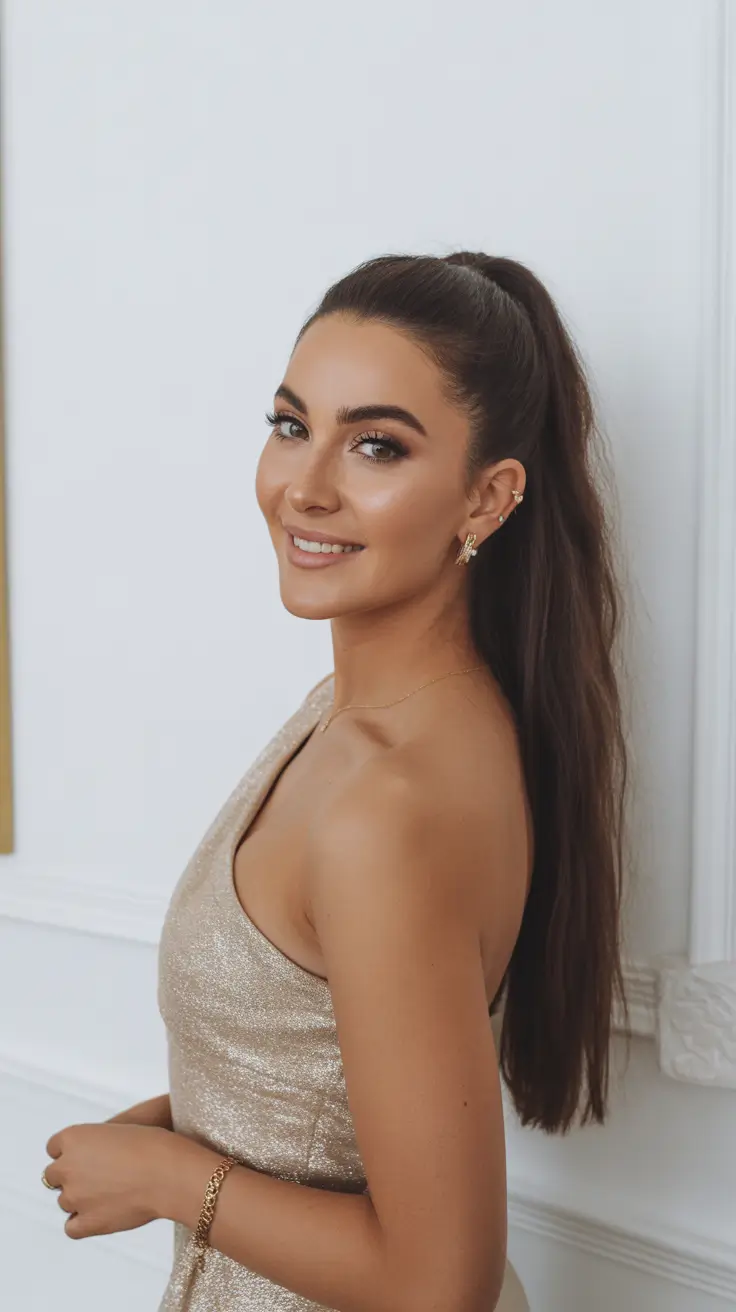 Up High Sleek Ponytail