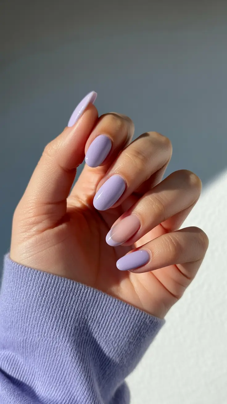 21-stylish-gel-nails-2026-Lilac-Lavender-Glow-With-Sheer-Accents