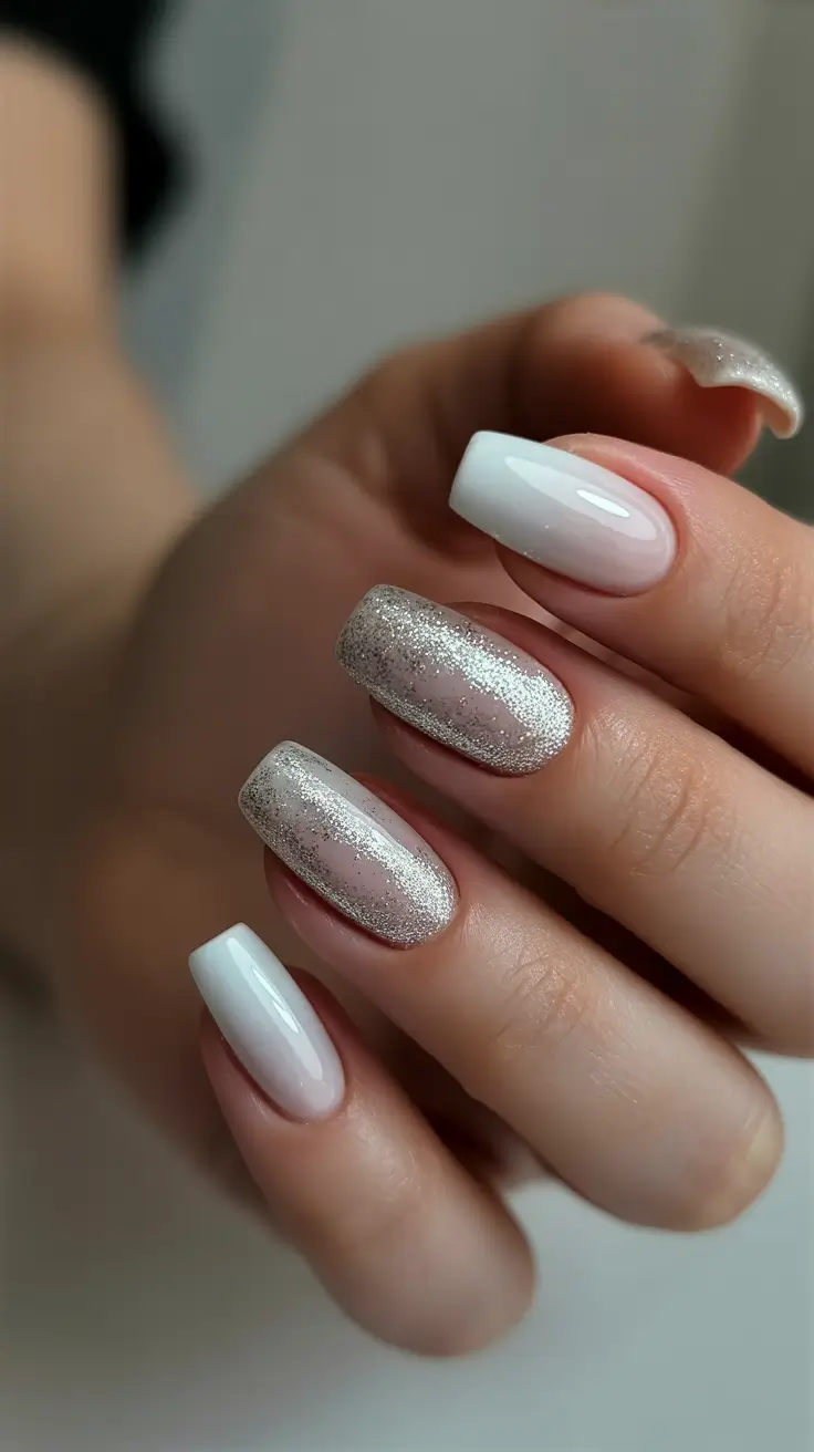 21-stylish-gel-nails-2026-Frosted-White-Shine-With-Silver-Accents
