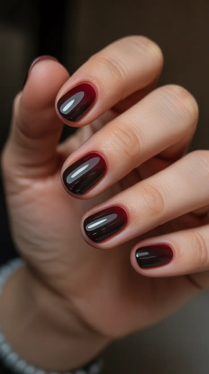 21-stylish-gel-nails-2026-Moody-Gradient-Wine-Nails