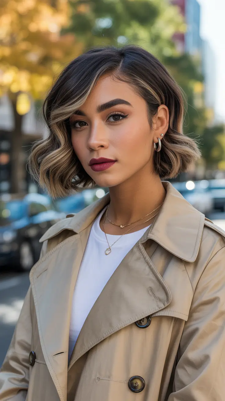 Haircuts 2026 Modern City Bob With Lived-In Contrast