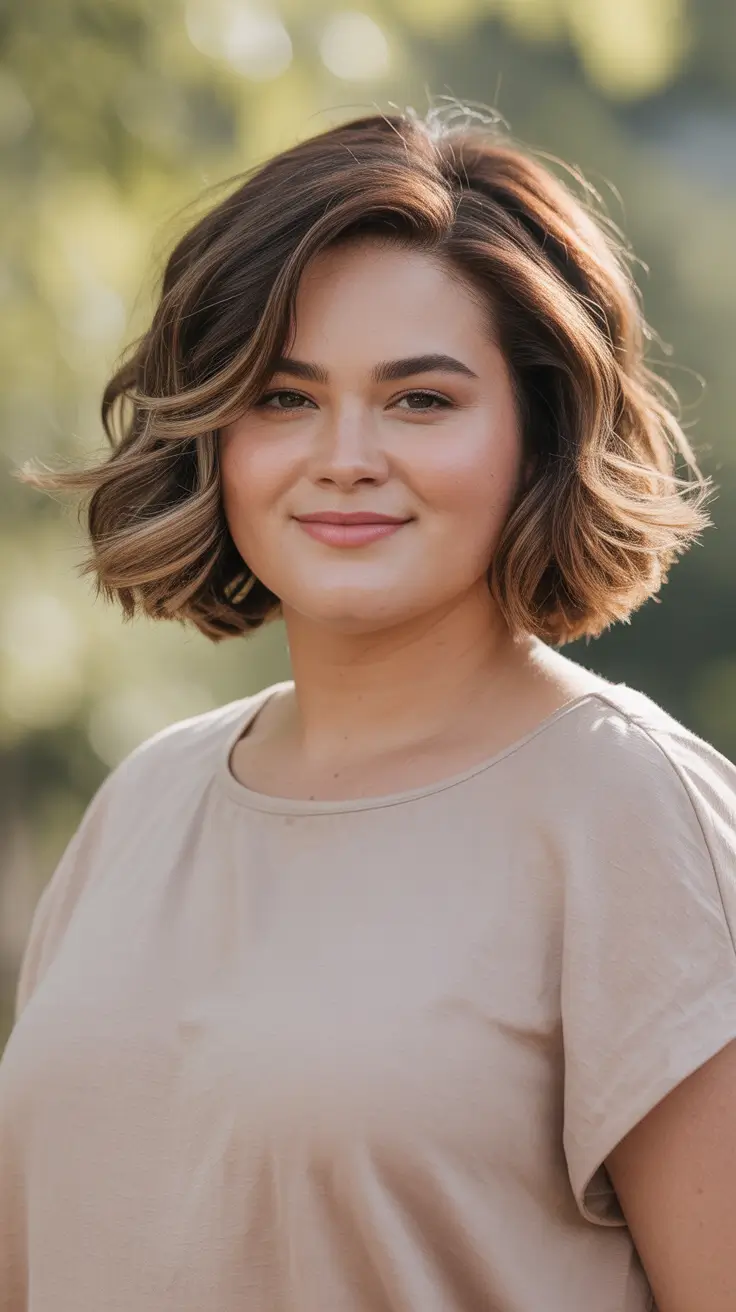 2026 Classic Tousled Bob with Side Sweep