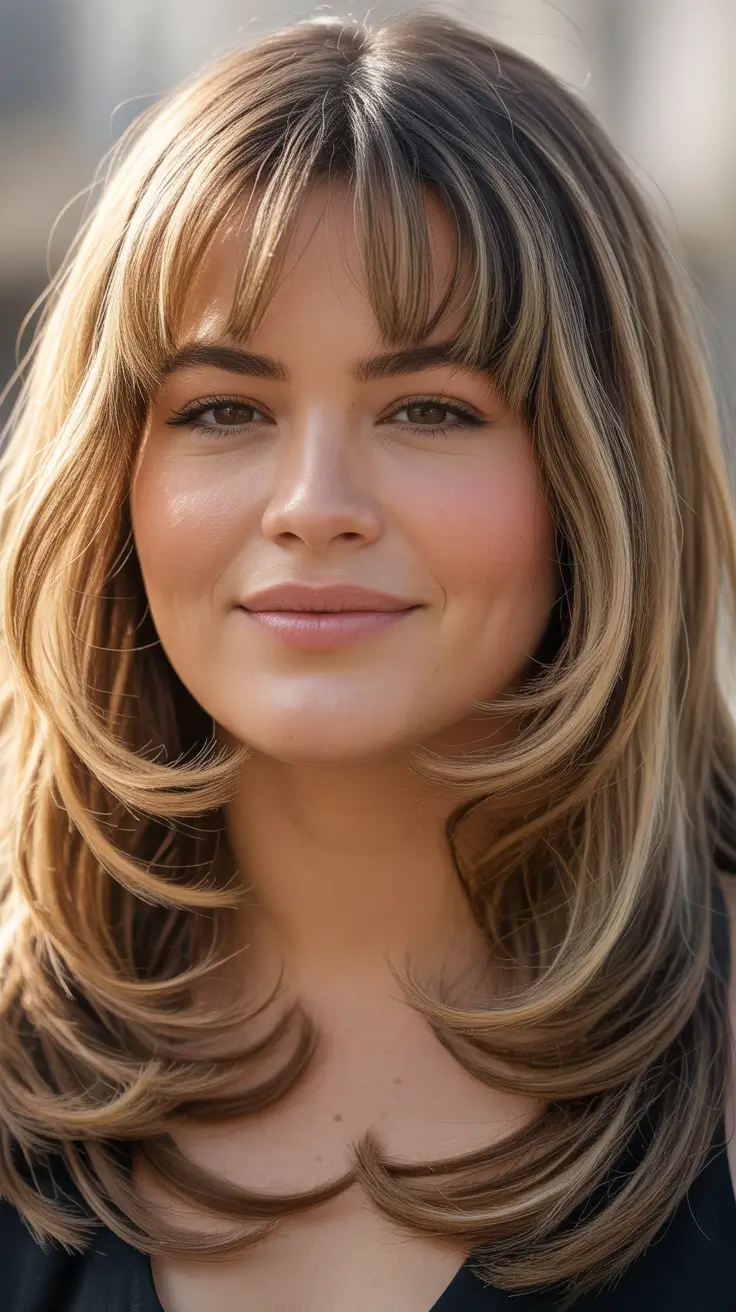 2026 Modern Layered Cut with Soft Bangs