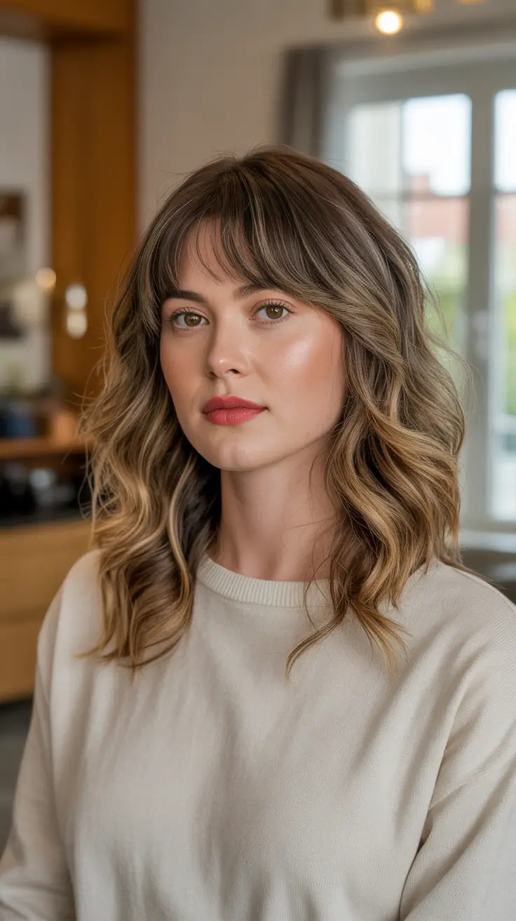 Long butterfly layered wavy haircut 2026