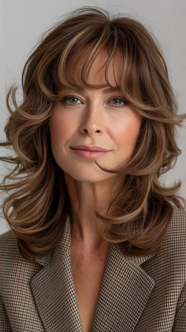 long shag haircut with soft volume