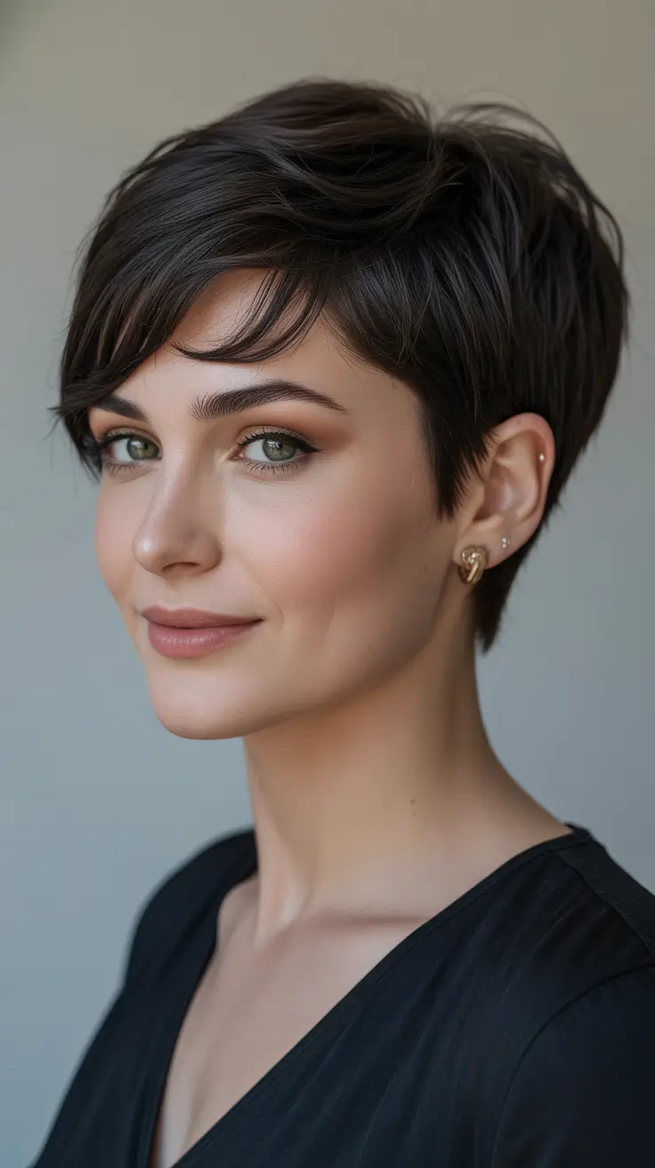 Cool haircut inspo 2026 Chic Pixie Energy