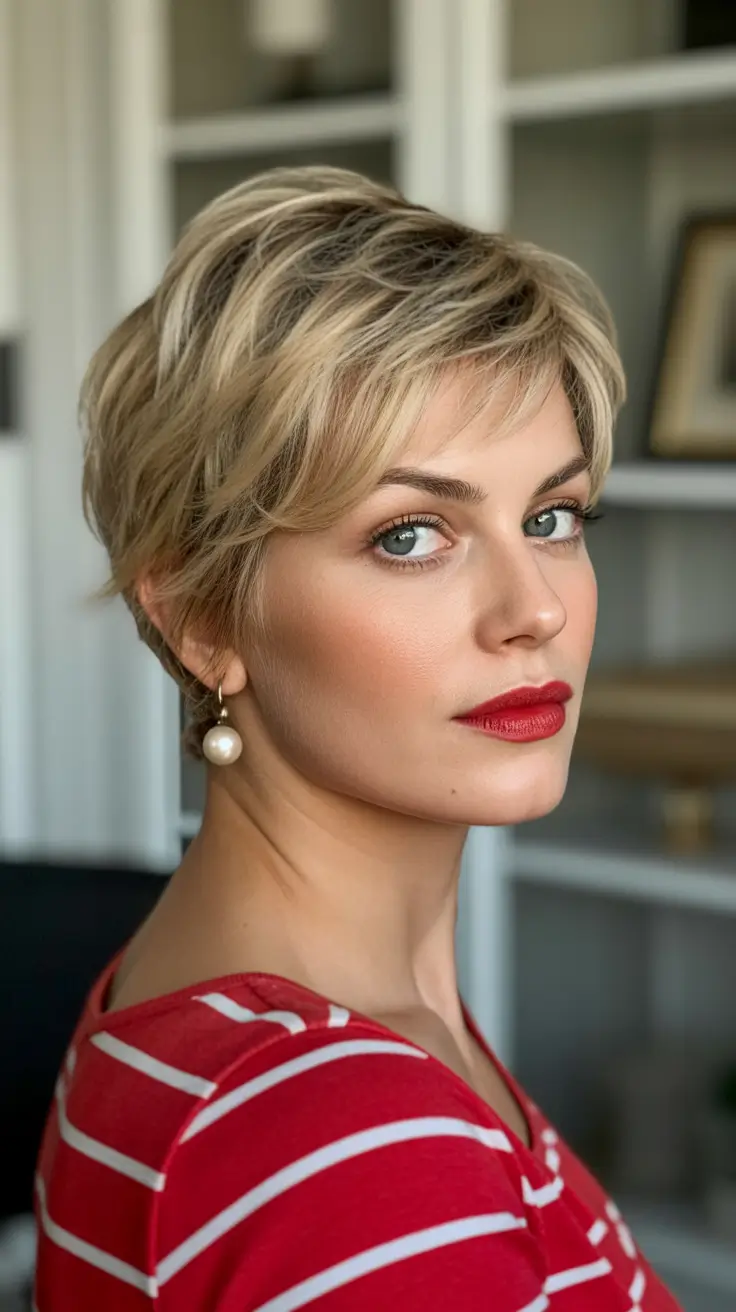 Cool haircut inspo 2026 Blonde Pixie Revival