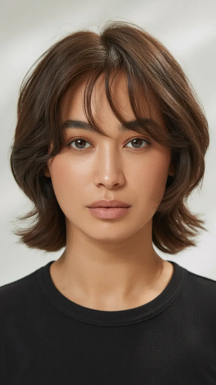 Cool haircut inspo 2026 Effortless Shaggy Layers with Movement