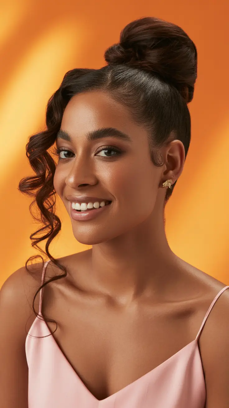 Updo High Polished Spiral Curl H2