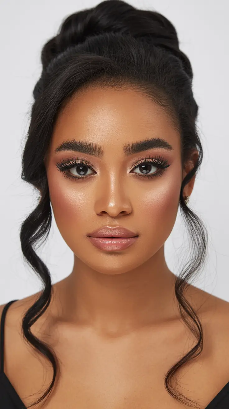 Updo Romantic Loose Strands H2