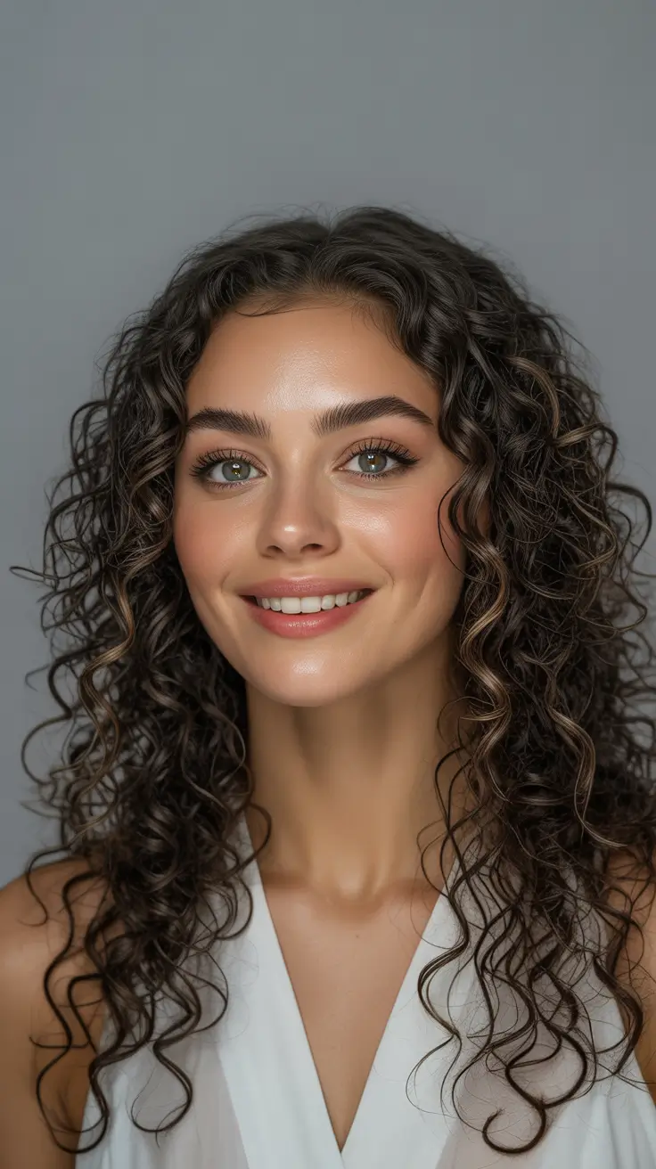 Hairstyles for long hair 2026 Defined Natural Curls With Soft Shine and Fresh Spring Bounce