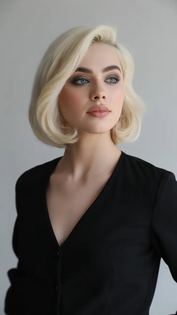 medium-length-hairstyles-2026-Polished-Platinum-Volume-Bob