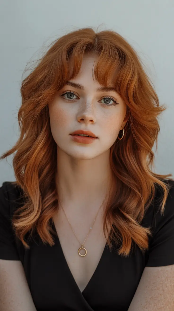 jellyfish haircut Amber Jellyfish Waves With Rounded Fringe