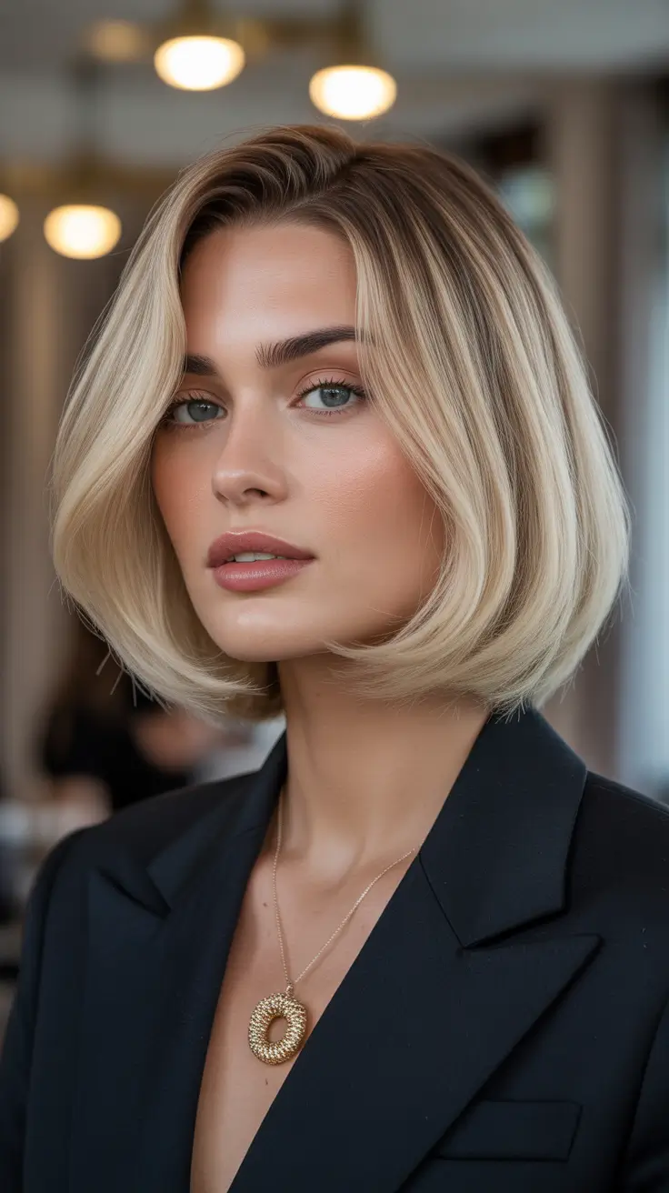 mid-length-hairstyle-2026-Classic-Blonde-Bob-With-Volume-And-Movement