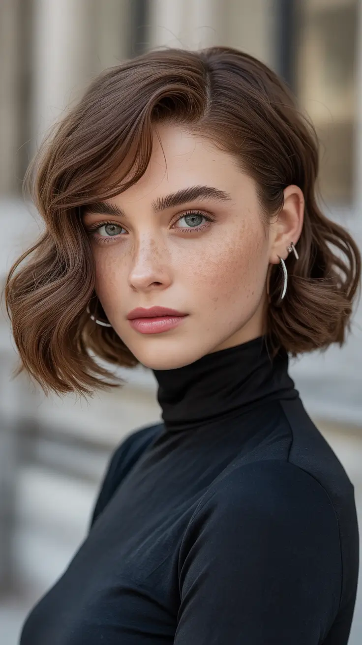 mid-length-hairstyle-2026-Modern-French-Girl-Crop