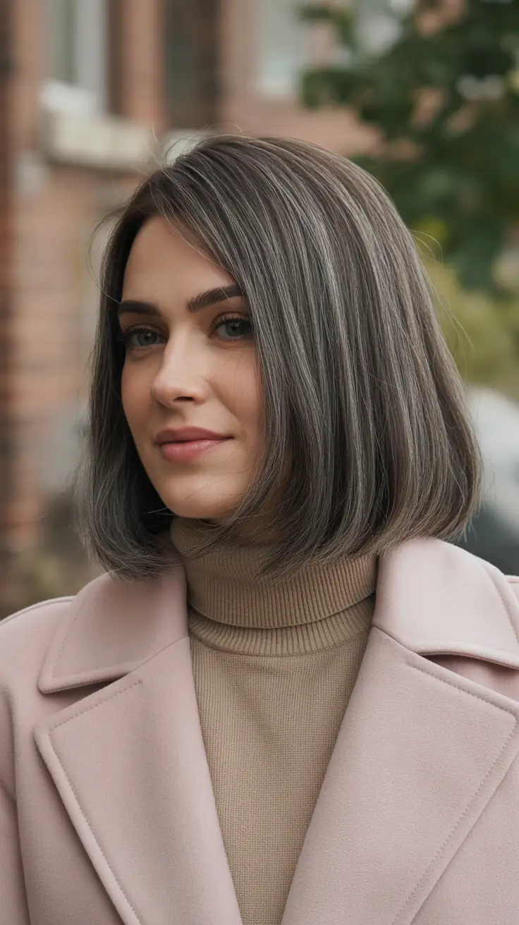 mid-length-hairstyle-2026-Cool-Toned-Blunt-Bob