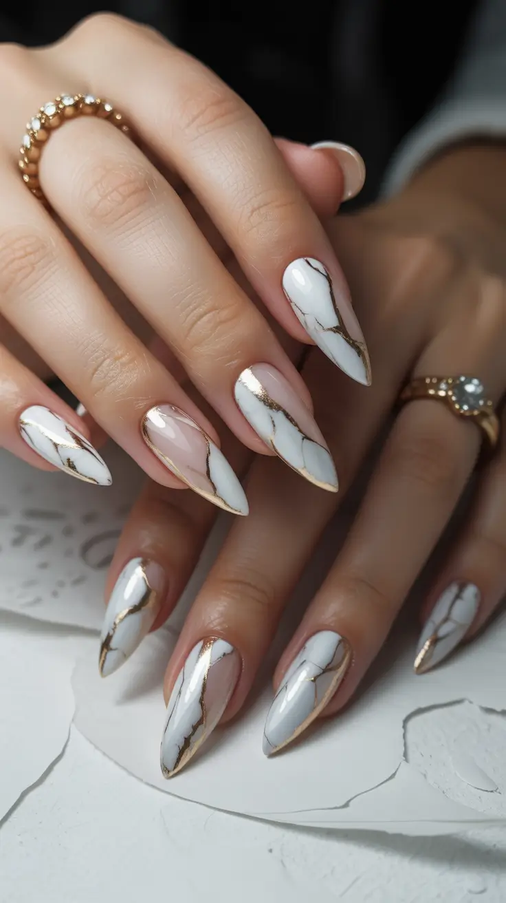 Nail-trends-2026-White-Marble-Luxe