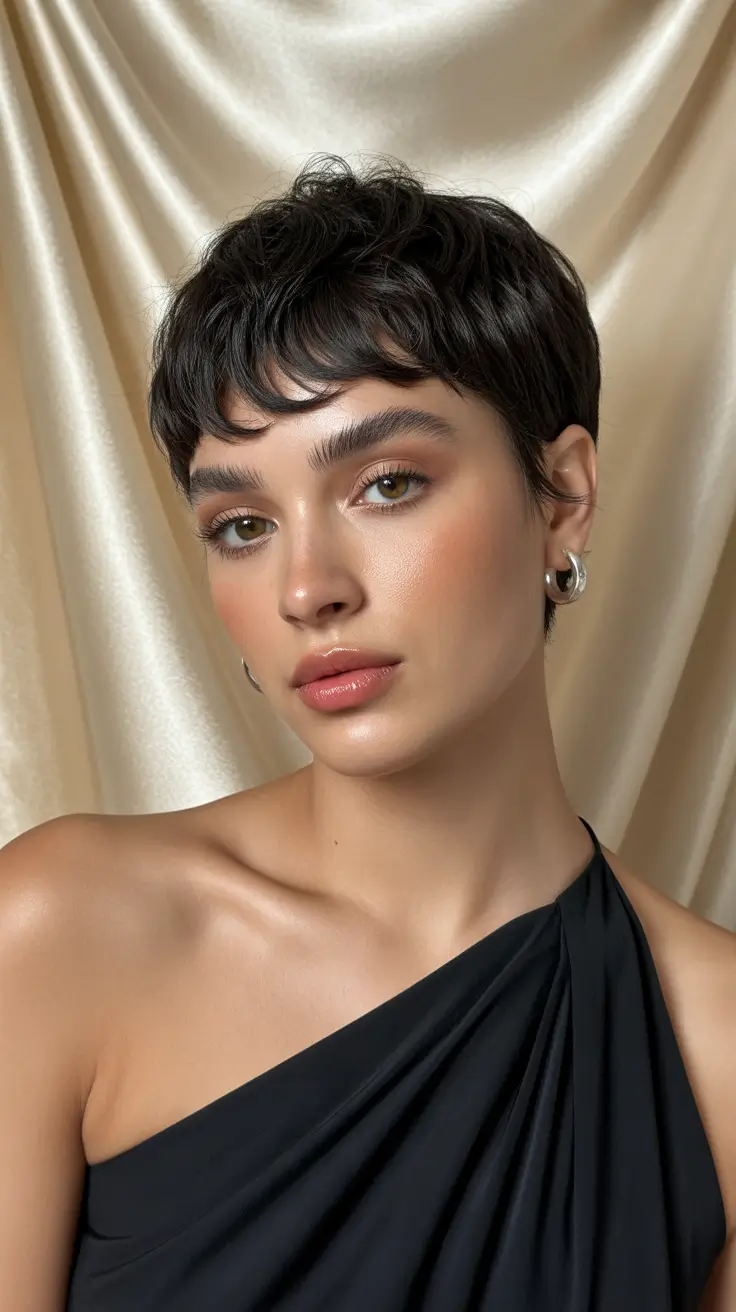 Short Pixie Haircuts 2026 Mini Crop Pixie with High Shine Finish