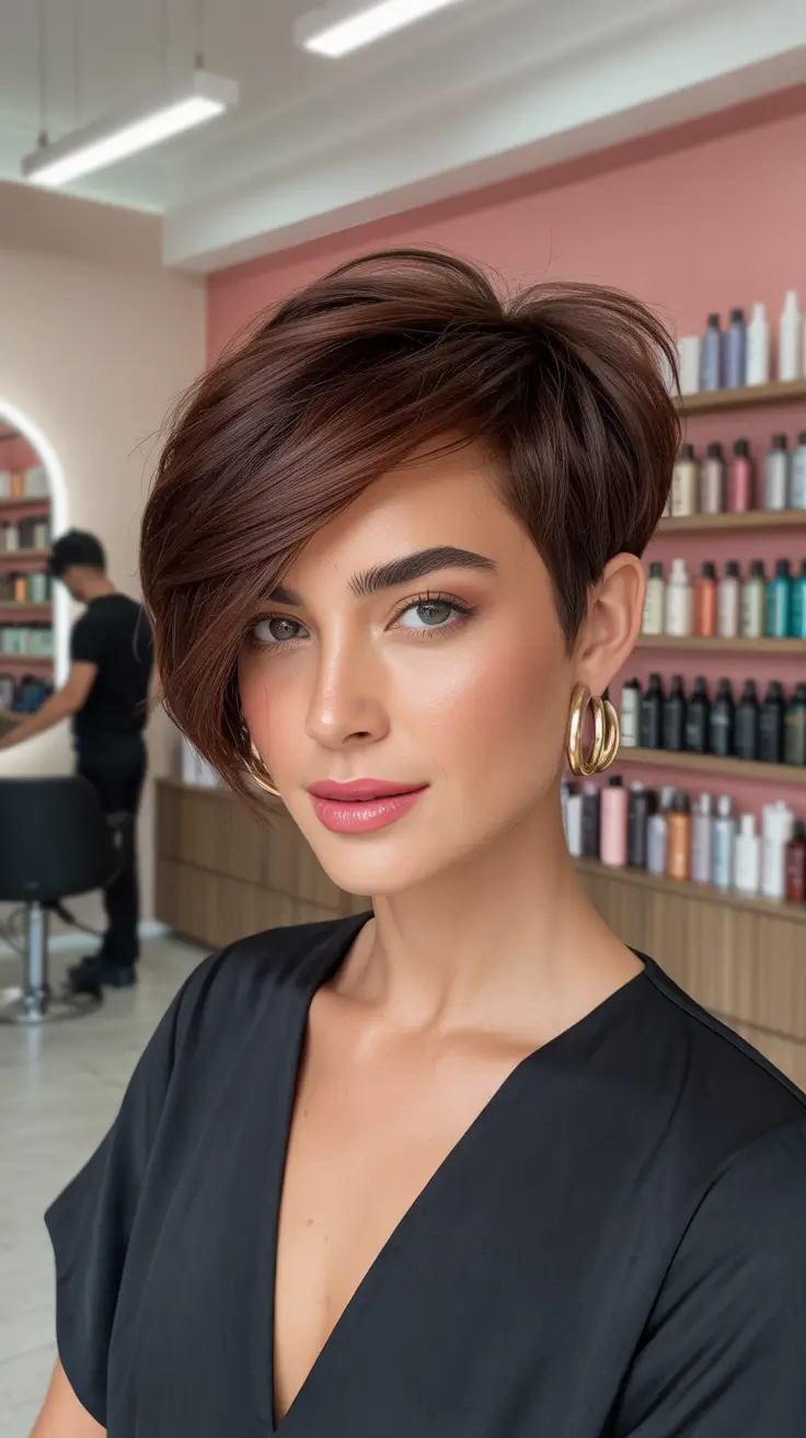 Short Pixie Haircuts 2026 Asymmetrical Short Funky Pixie
