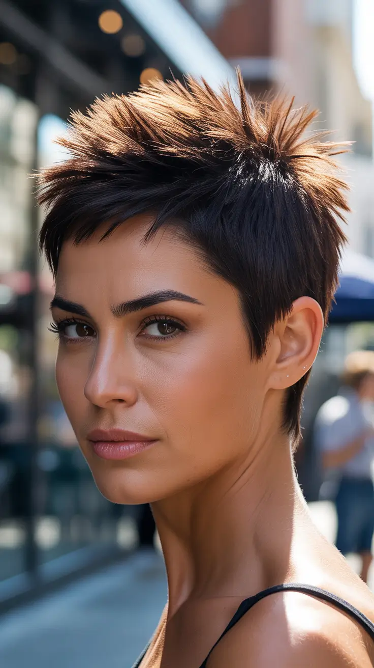 Short Pixie Haircuts 2026 Short Edgy Spiky Pixie