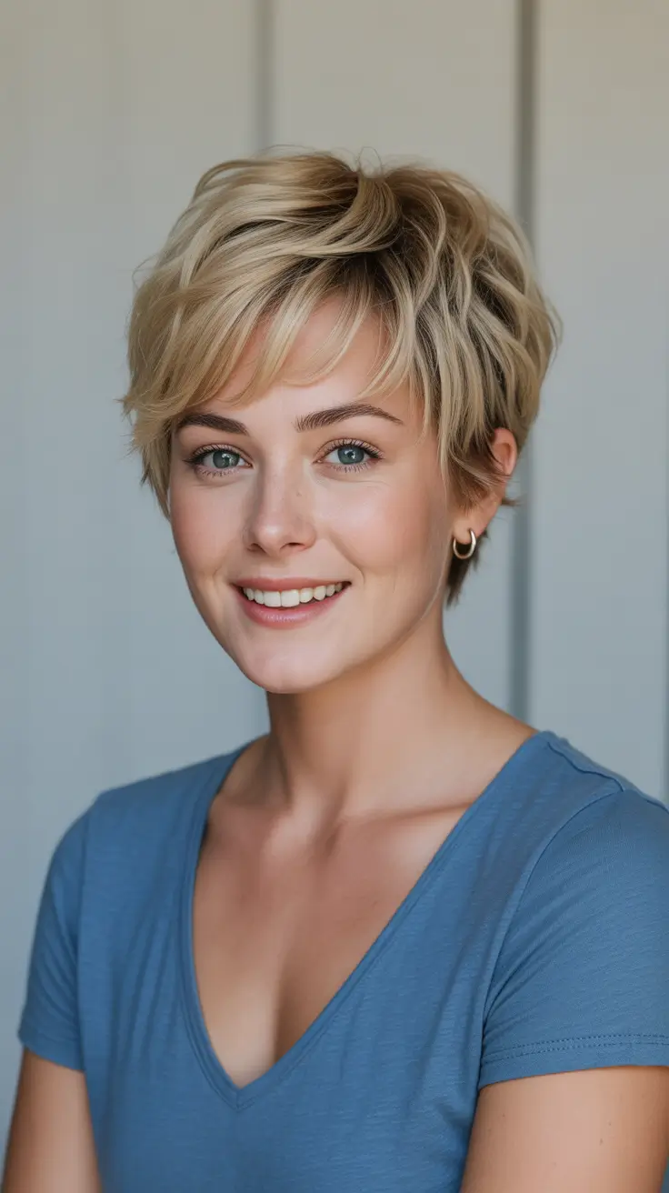 pixie-hairstyles-2026-Textured-Honey-Pixie