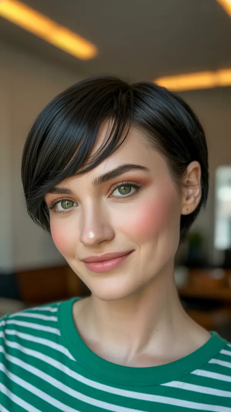 pixie-hairstyles-2026-Glossy-Jet-Black-Pixie