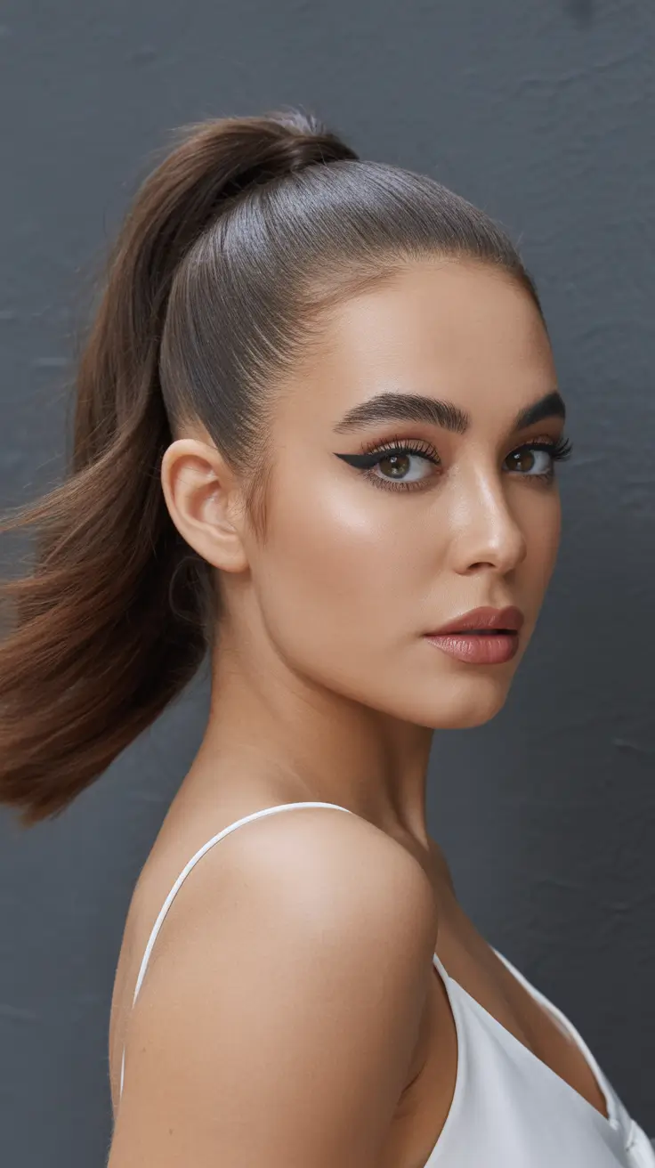 Ponytail High-Gloss Sleek Ponytail Perfection