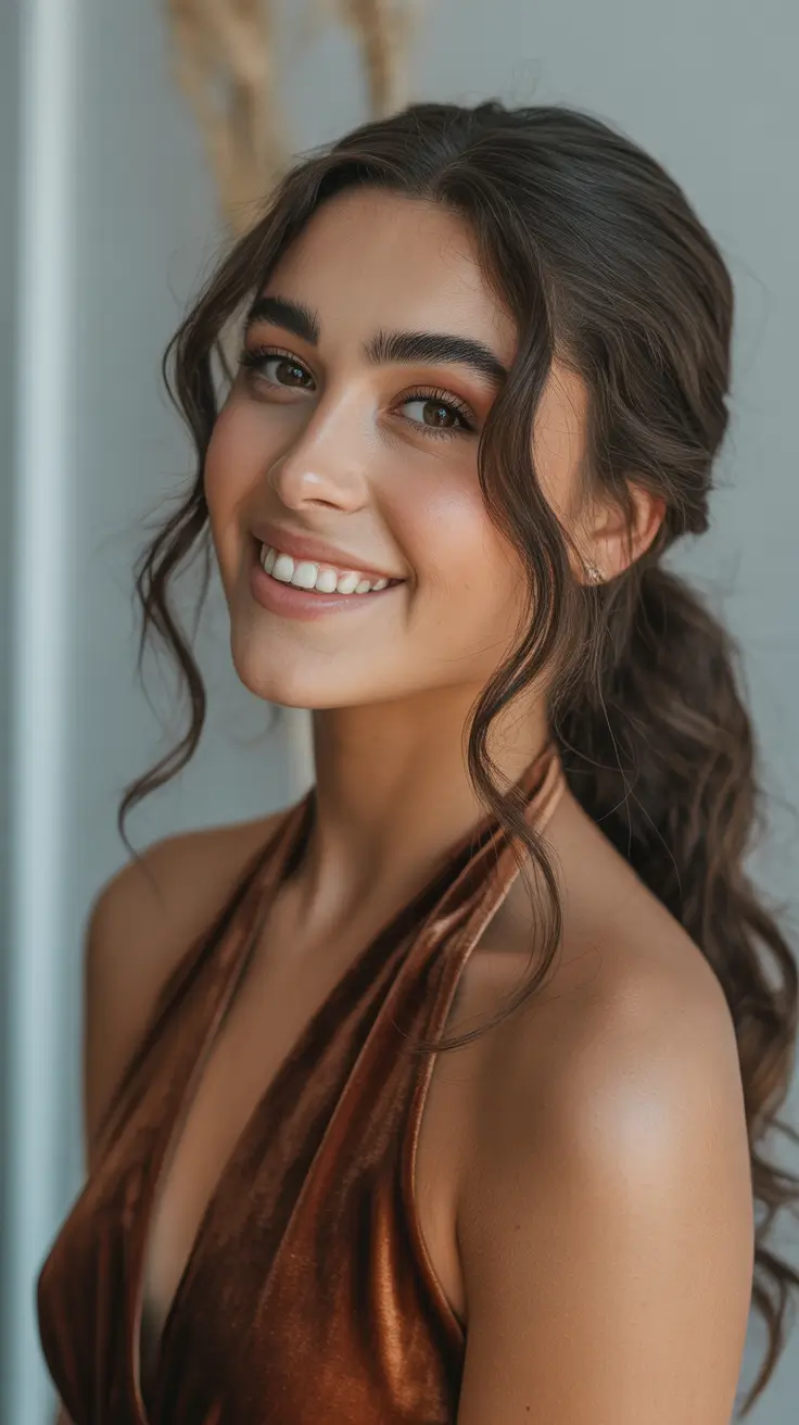 Ponytail Soft Romantic Ponytail with Gentle Summer Waves