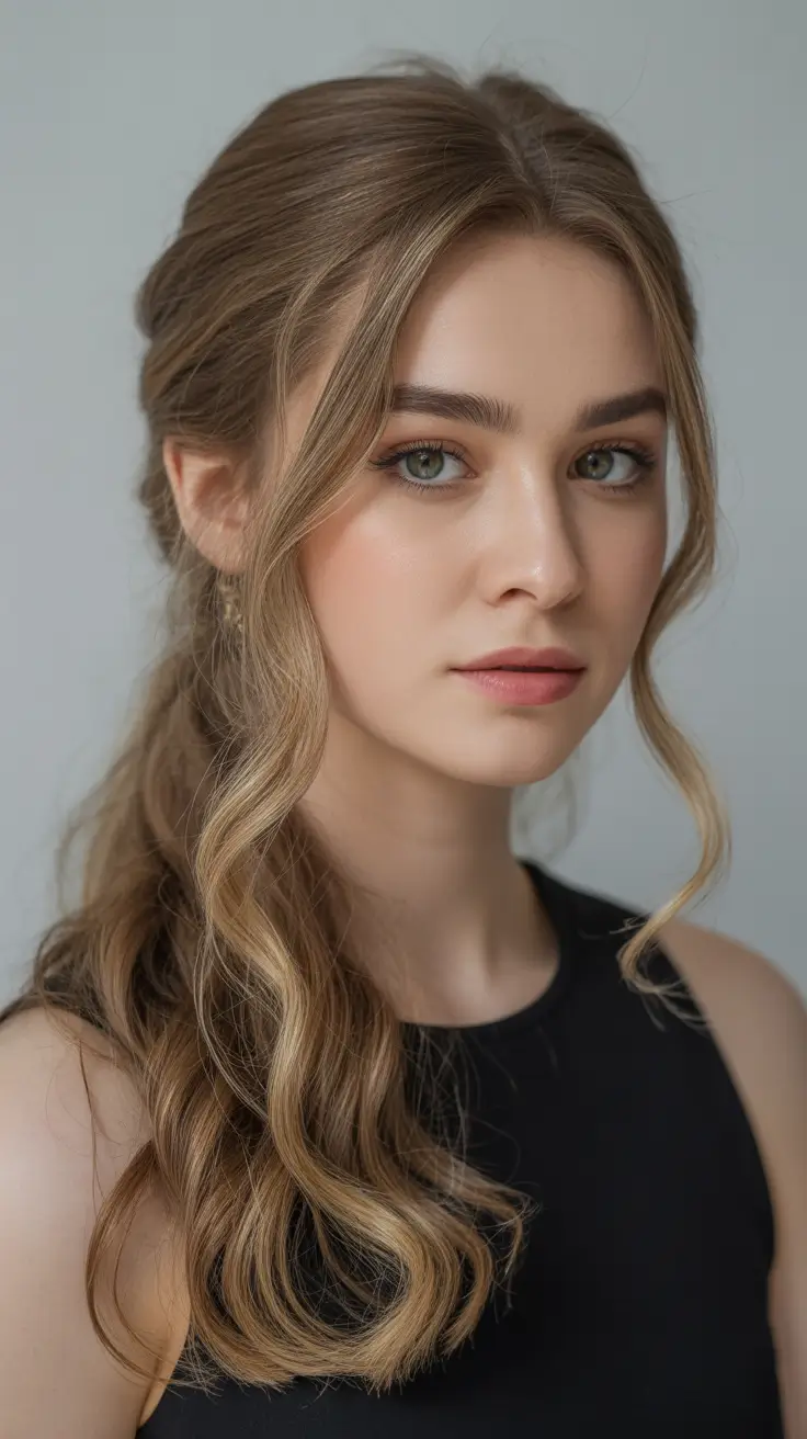 Ponytail Classic Wrapped Ponytail with Refined Cascading Curls