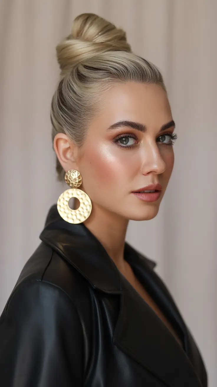 Cute Sleek High Twist With Metallic Statement Energy