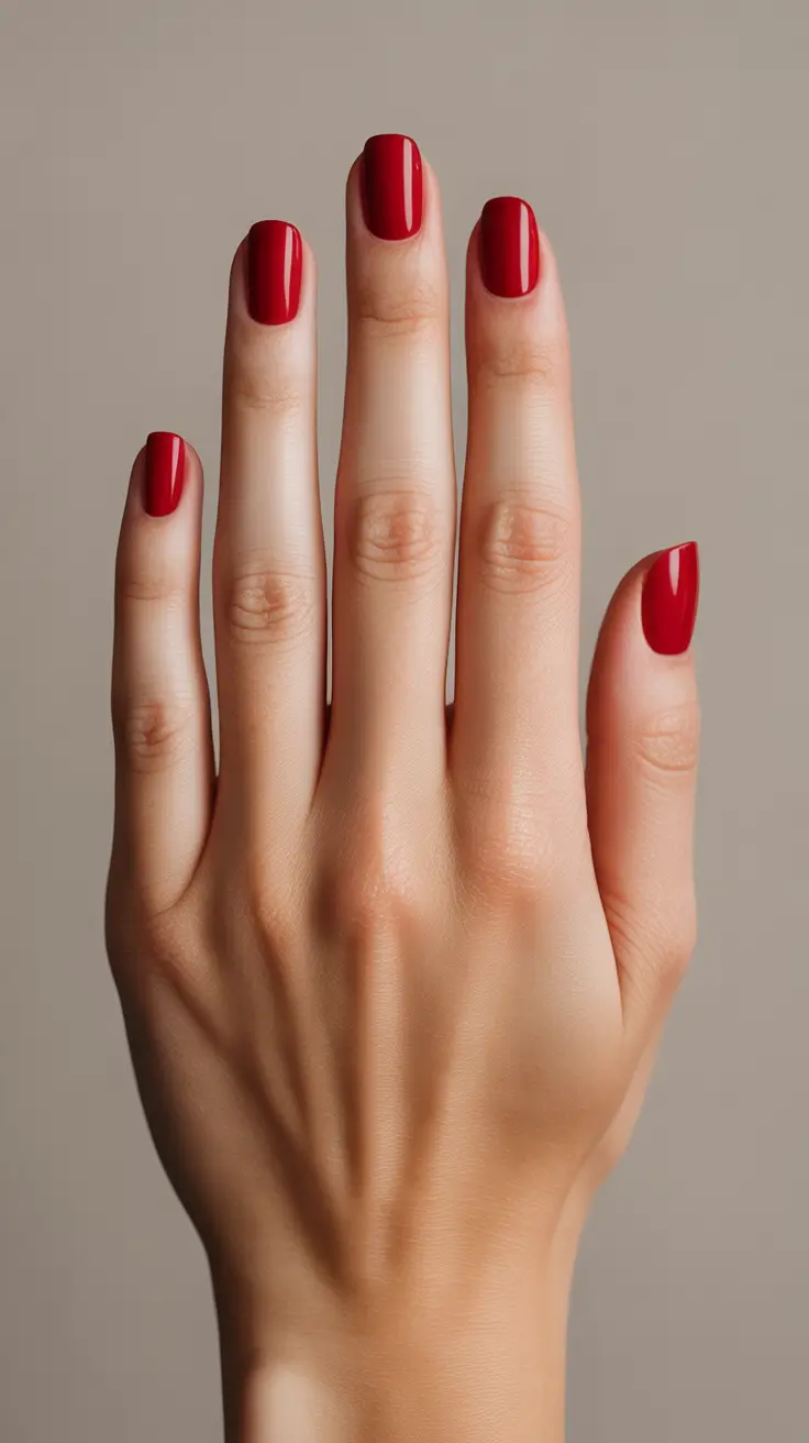 classic-red-nails-2026-Symmetrical-Crimson-Micro-Square-Polish