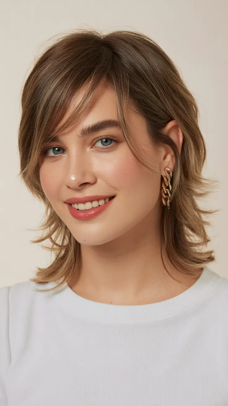 Shag haircut Modern Blonde Shag with Playful Volume