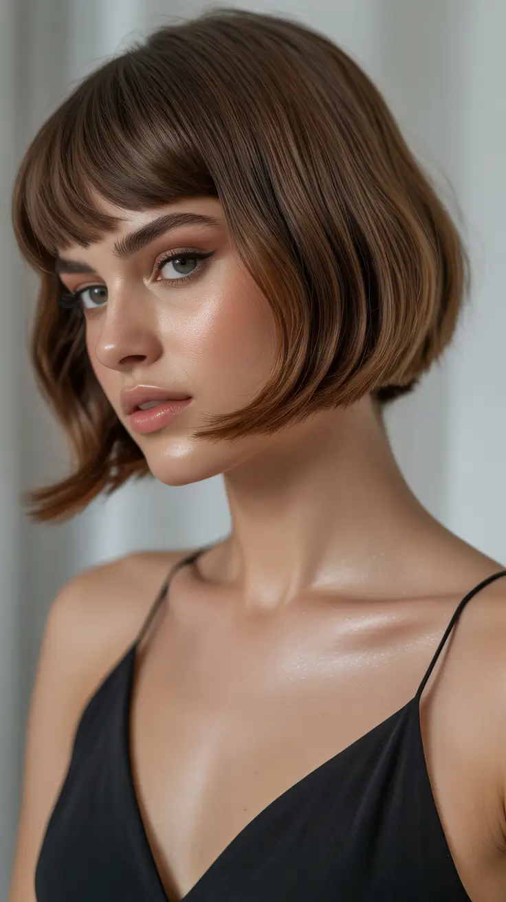 Women ideas Soft Bob with Fringe