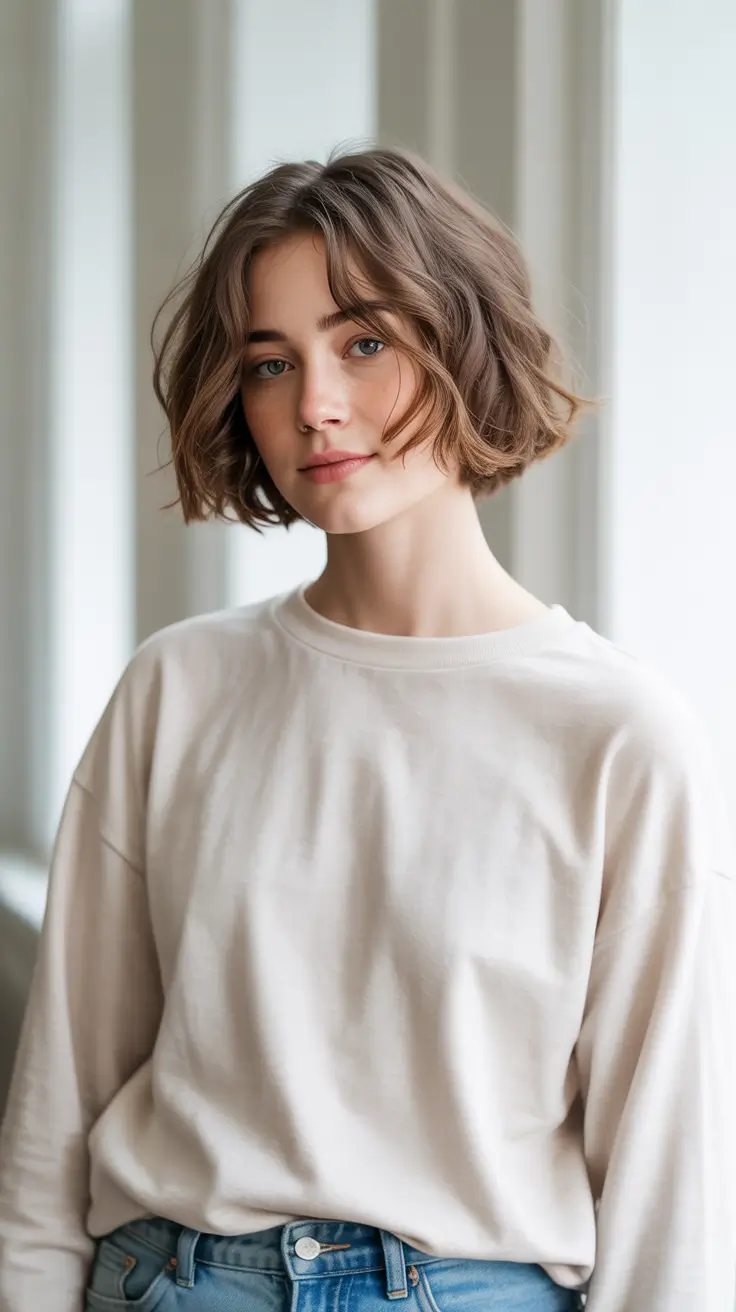 Women ideas Classic Wavy Crop