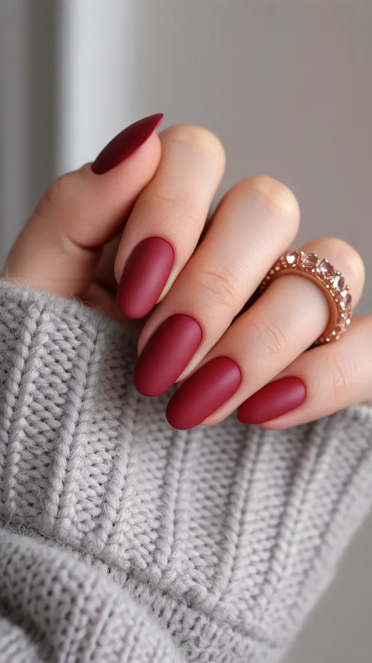 simple-nails-2026-Deep-Berry-Velvet-Almond