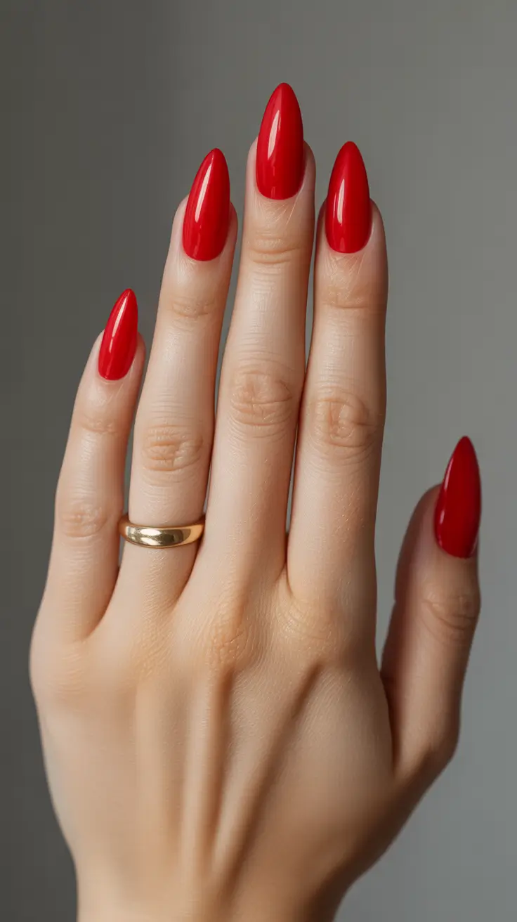 simple-nails-2026-Classic-Scarlet-Almond-Sleek