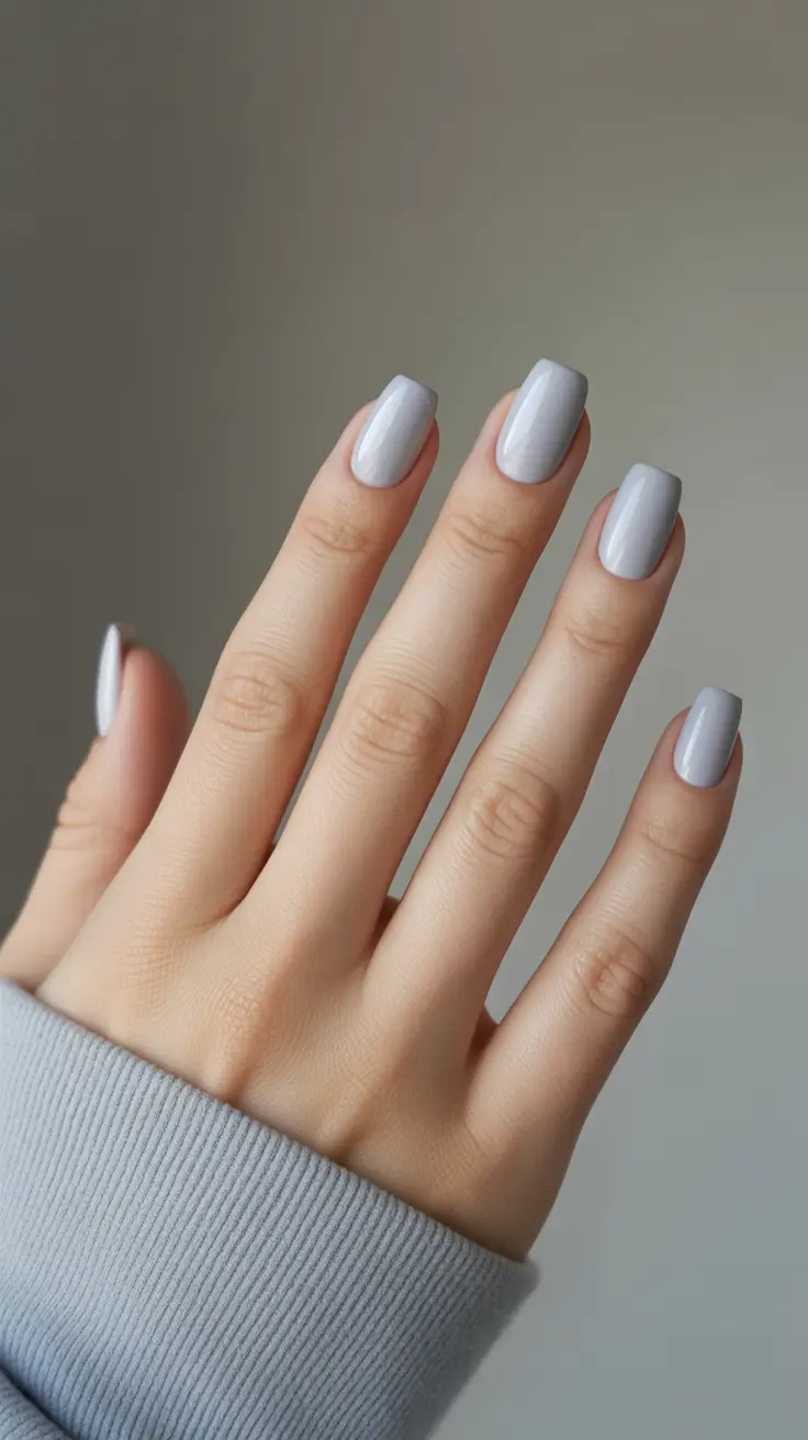 simple-nails-2026-Soft-Cloud-Gray-Square-Minimal