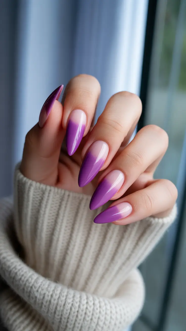 Designs Purple Breeze Ombre for a Softly Dramatic Look