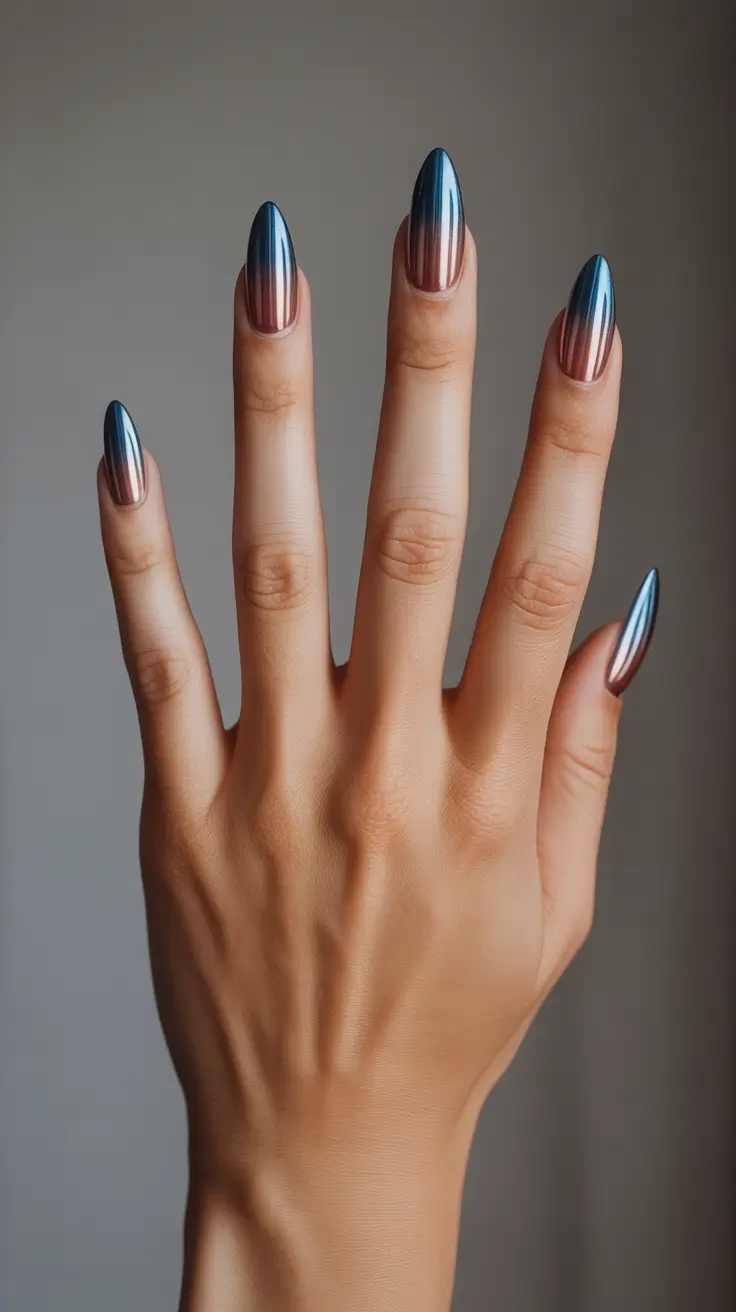 Art Metallic Mirage Fade For A Futuristic Mood