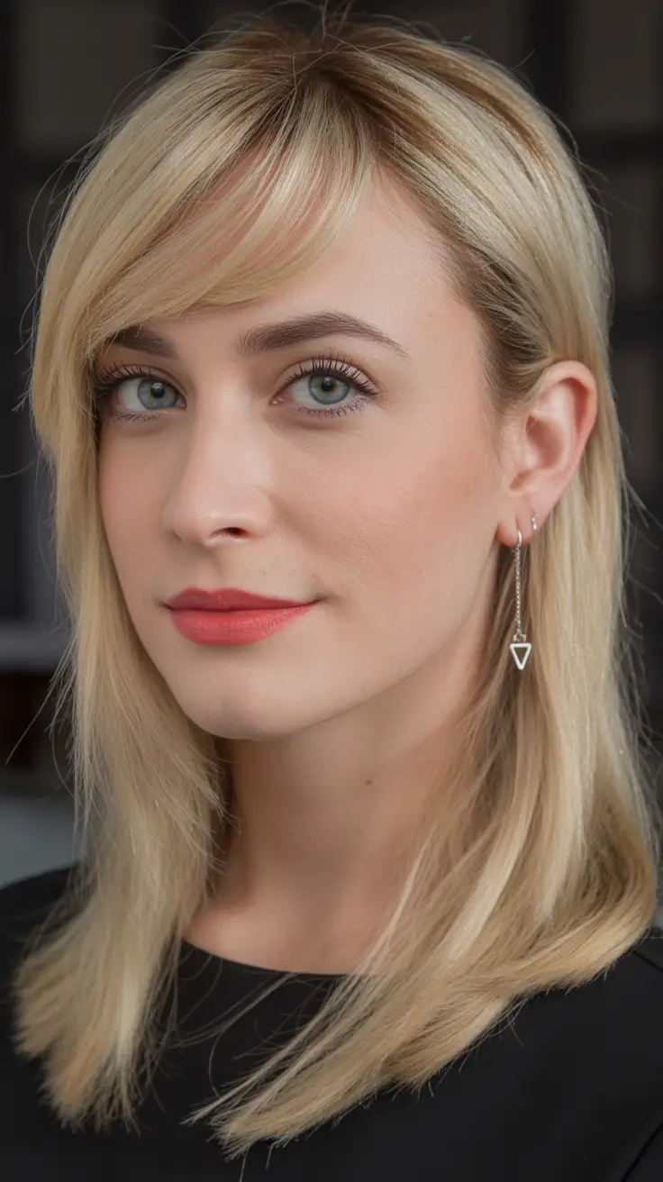 21 Straight hairstyle ideas 2026 Feathered Straight Layers With Soft Side Bangs