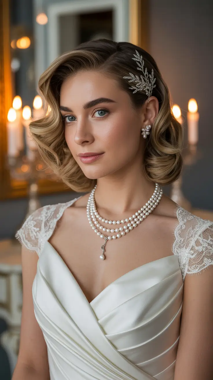 Wedding-hairstyles-2026-Retro-Waves-With-Timeless-Side-Detail
