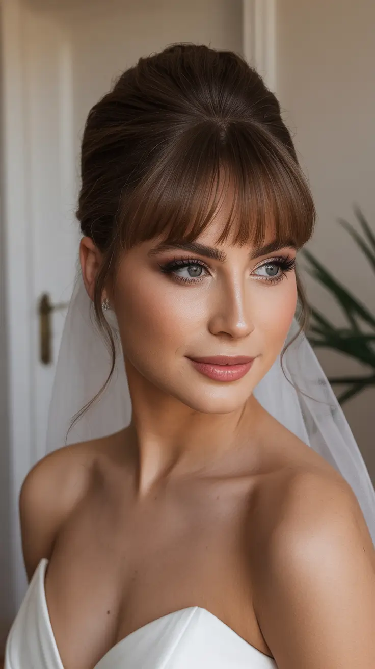 Wedding-hairstyles-2026-Textured-Bridal-Updo-With-Natural-Movement