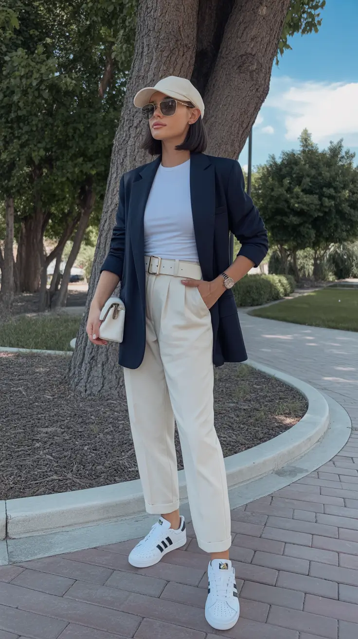 chicago spring outfits 2026 - Sporty Tailoring for Easy Transitional Days